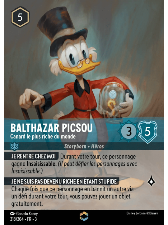 218/204 - Balthazar Picsou canard le plus riche du monde enchantée