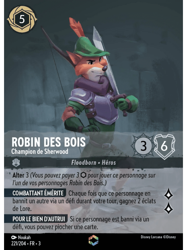 221/204 - Robin des Bois champion de Sherwood enchantée