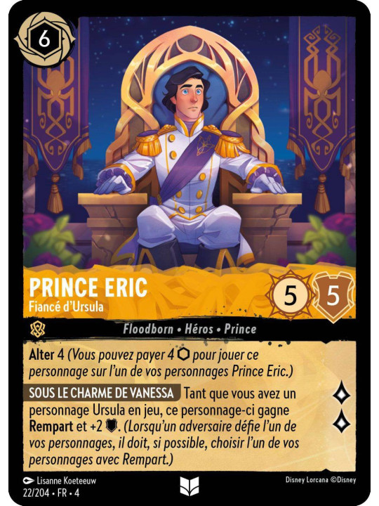 22/204 – Prince Eric fiancé d'Ursula