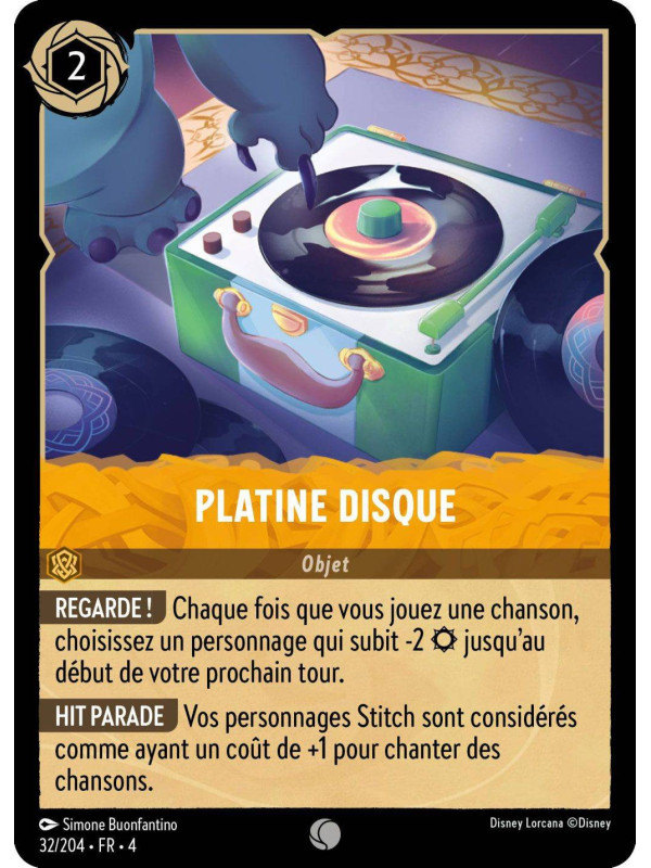 32/204 – Platine disque