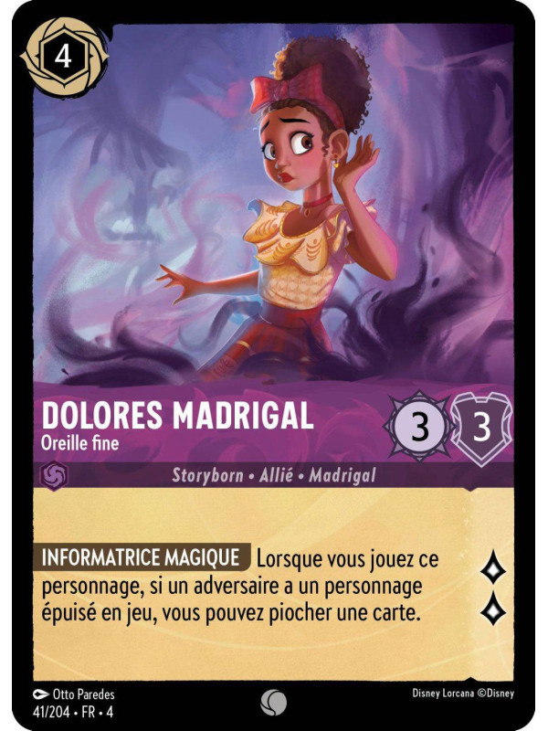 41/204 – Dolores Madrigal oreille fine