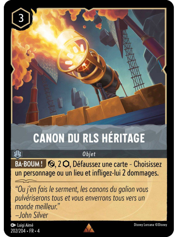 202/204 – Canon du RLS héritage