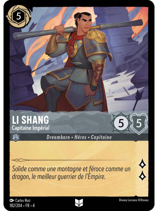 182/204 – Li Shang Capitaine impérial