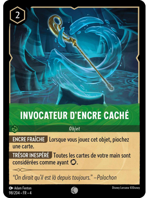 98/204 – Invocateur d'encre caché