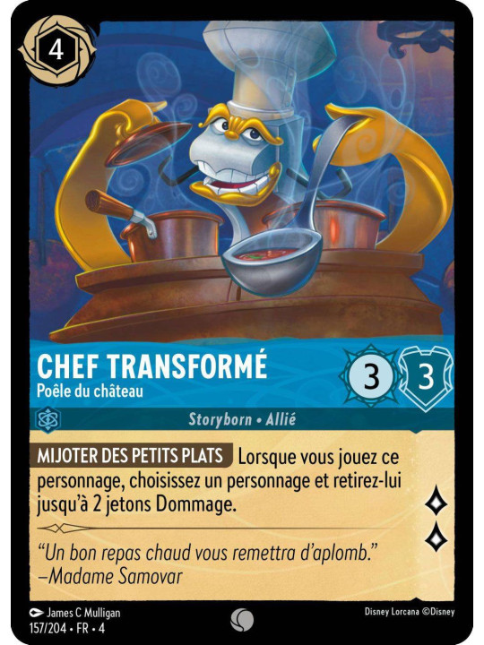 157/204 – Chef transformé - Poêle du château