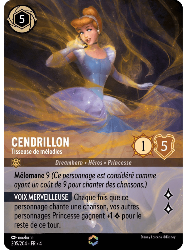 205/204 - Cendrillon tisseuse de melodies enchantée