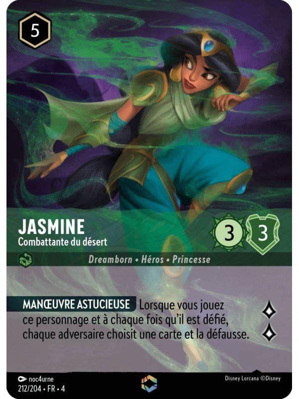 212/204 - Jasmine combattante du desert enchantée