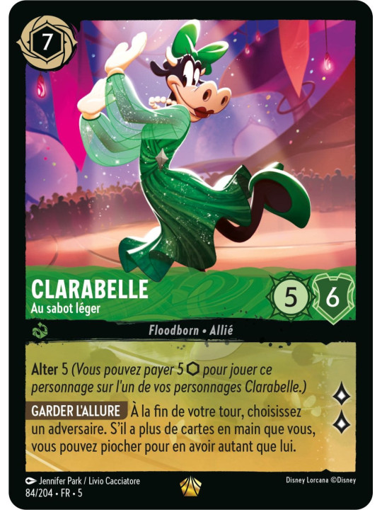 84/204 - Clarabelle au sabot léger