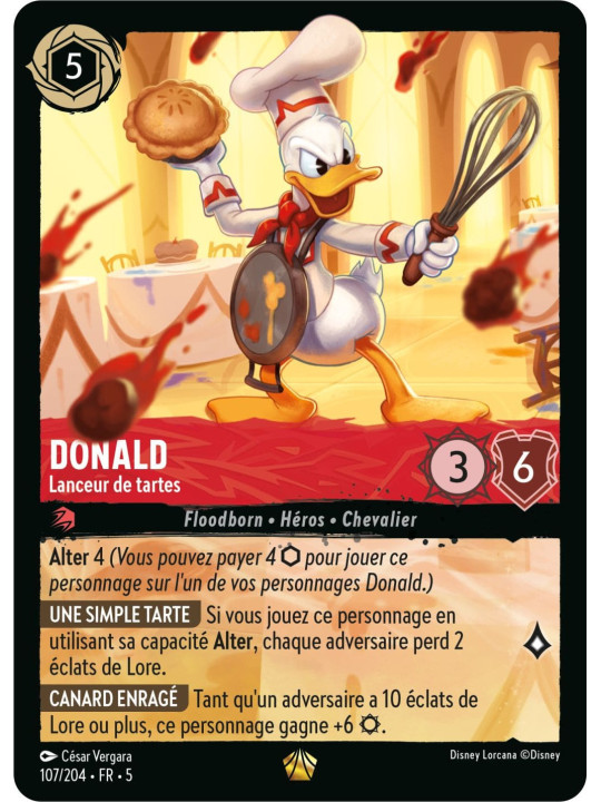 107/204 - Donald Duck lanceur de gâteau