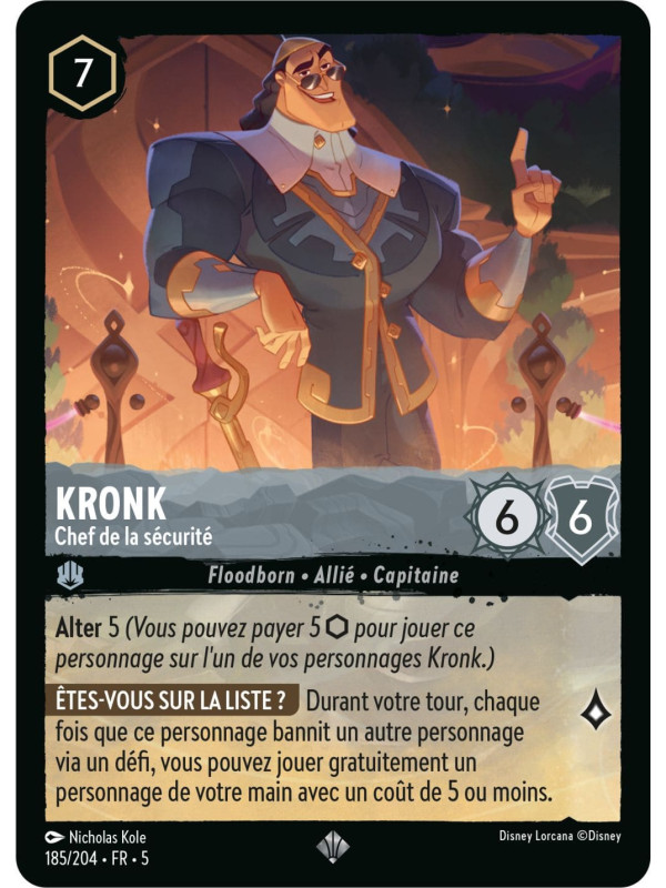 185/204 - Kronk chef de la sécurité