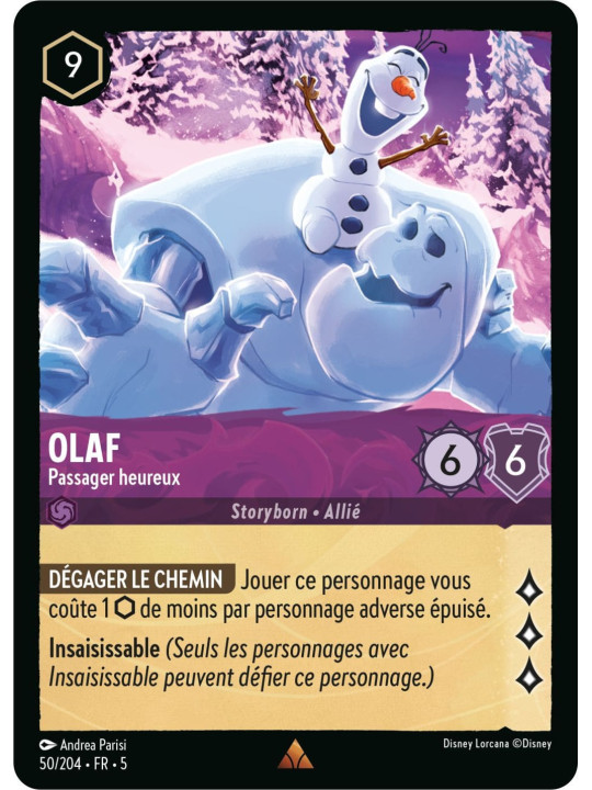 50/204 - Olaf passager heureux