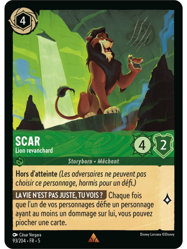 93/204 - Scar lion revanchard