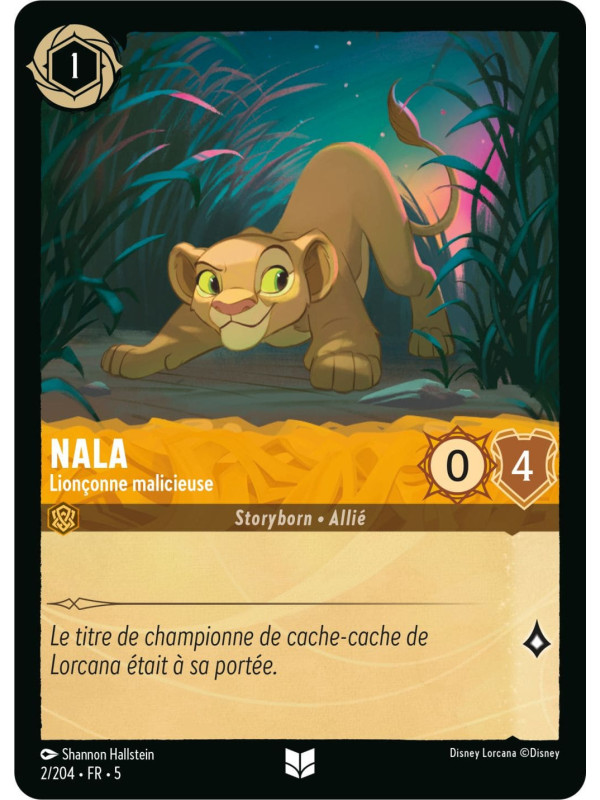 2/204 - Nala lionçonne malicieuse