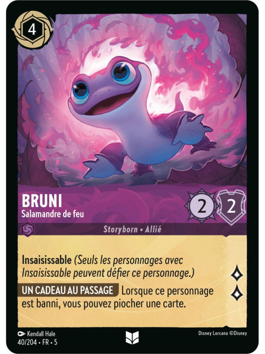 40/204 - Bruni salamandre de feu