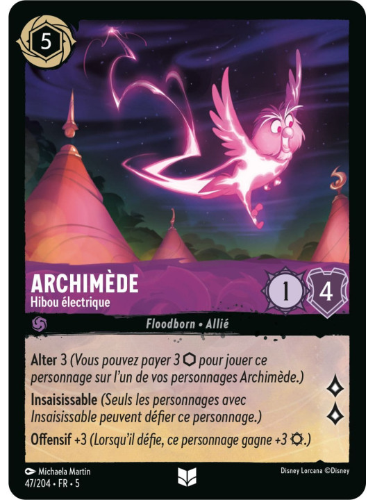 47/204 - Archimède hibou électrique