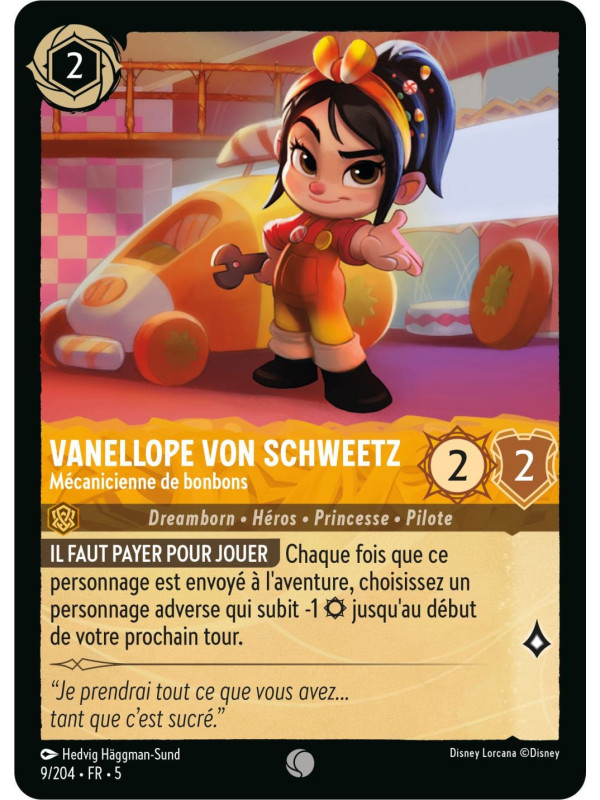 9/204 - Vanellope von Schweetz mécanicienne de bonbons