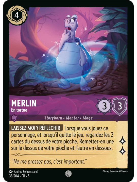 38/204 - Merlin en tortue