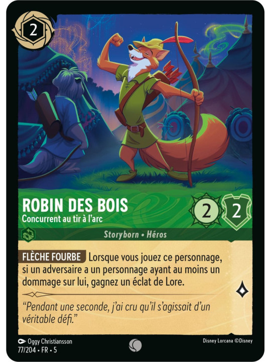 77/204 - Robin des Bois concurrent au tir à l'arc