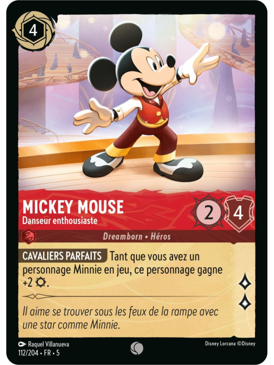 112/204 - Mickey Mouse danseur enthousiaste