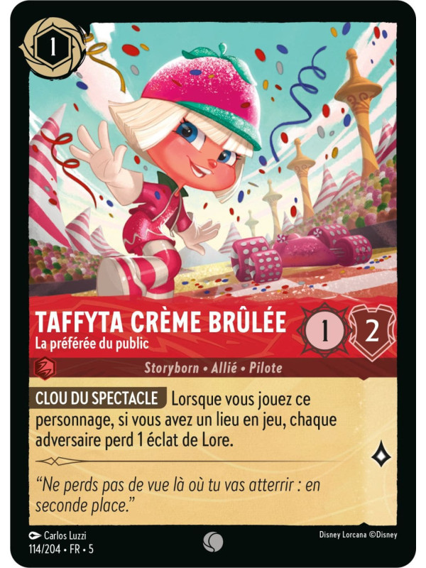 114/204 - Taffyta Crème Brûlée la préférée du public