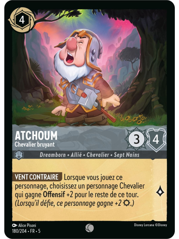 180/204 - Atchoum chevalier bruyant